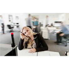 Kuando Busylight Alpha indicateur de statut USB est une lampe qui sert d’indicateur sonore et visuel  pour réduire les distractions et éliminer les interruptions.