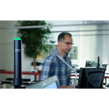 Kuando Busylight Alpha indicateur de statut USB est une lampe qui sert d’indicateur sonore et visuel  pour réduire les distractions et éliminer les interruptions.