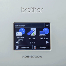 Scanner bureautique de documents recto-verso Wi-Fi Brother - ADS-2700W