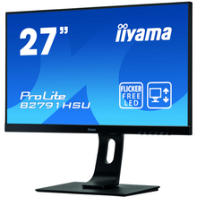 Moniteur LED 27" Full HD VGA HDMI DP slim HP piv- B2791HSU-B1 - OfficePartner.fr