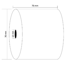 Lot de 50 bobines papier blanc SBPA pour imprimantes matricielles 76/70/12 - OfficePartner.fr