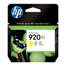 Cartouche d'encre couleur jaune d'origine HP 920XL - CD974AE - officepartner.fr