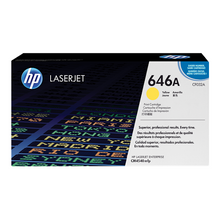 Cartouche de toner d'origine HP 646A couleur jaune - CF032A - OfficePartner.fr