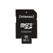 Carte Mémoire Micro SD 32Gb Intenso avec adaptateur SD-SDHC - 3413480