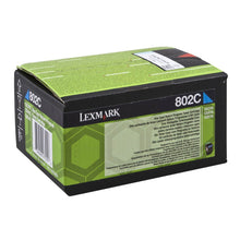 Cartouche de toner d'origine Lexmark 802C Cyan - 80C20C0