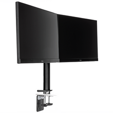 Support de bureau avec pince pour 2 écrans - DS1002C-B1 - OfficePartner.fr
