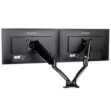 Support écran avec vérin gaz 2 moniteurs - DS3002C-B1 - OfficePartner.fr