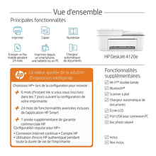 HP DeskJet 4120e - Imprimante Jet d'encre Tout-en-un - 26Q90B#629