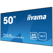 Écran dynamique (digital signage) 50 pouces Iiyama - LE5040UHS-B1 - OfficePartner.fr