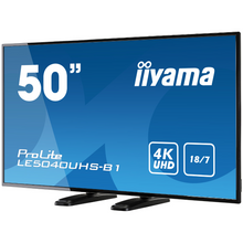 Écran dynamique (digital signage) 50 pouces Iiyama - LE5040UHS-B1 - OfficePartner.fr