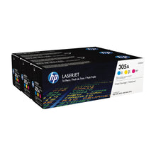 Multipack de cartouches de toner d'origine HP 305A Cyan - Magenta - Jaune - CF370AM