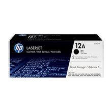 Pack de cartouches de toner d'origine HP 12A Noir - Q2612AD