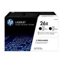 Pack de cartouches de toner d'origine HP 26X Noir - CF226XD