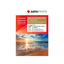 Papier photo A6 AgfaPhoto finition Brillant 260g Jet d'encre - AP260100A6