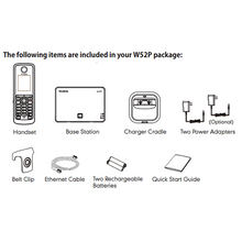 Base DECT monocell W52 + téléphone DECT W52H - OfficePartner.fr